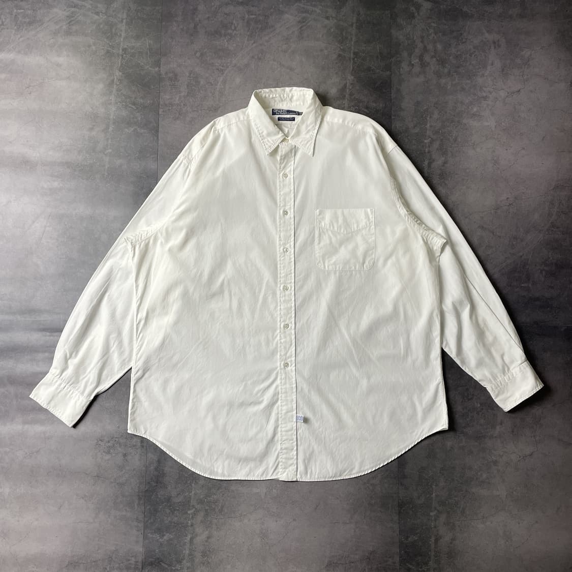 RALPH LAUREN 랄프로렌 빈티지 화이트 코튼셔츠 상품이미지1