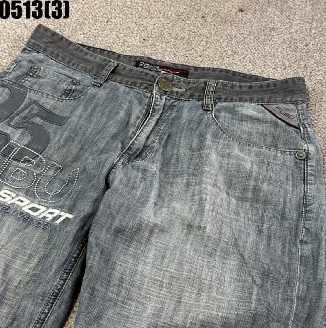 FUBU 데님 반바지 상품이미지2