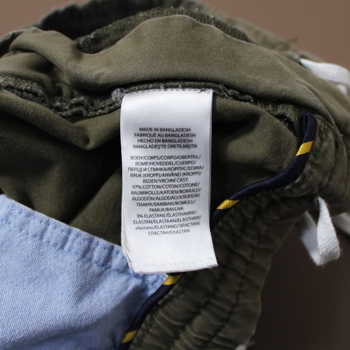 Polo 폴로 랄프로렌 큐알신형 카키 반바지  상품이미지6