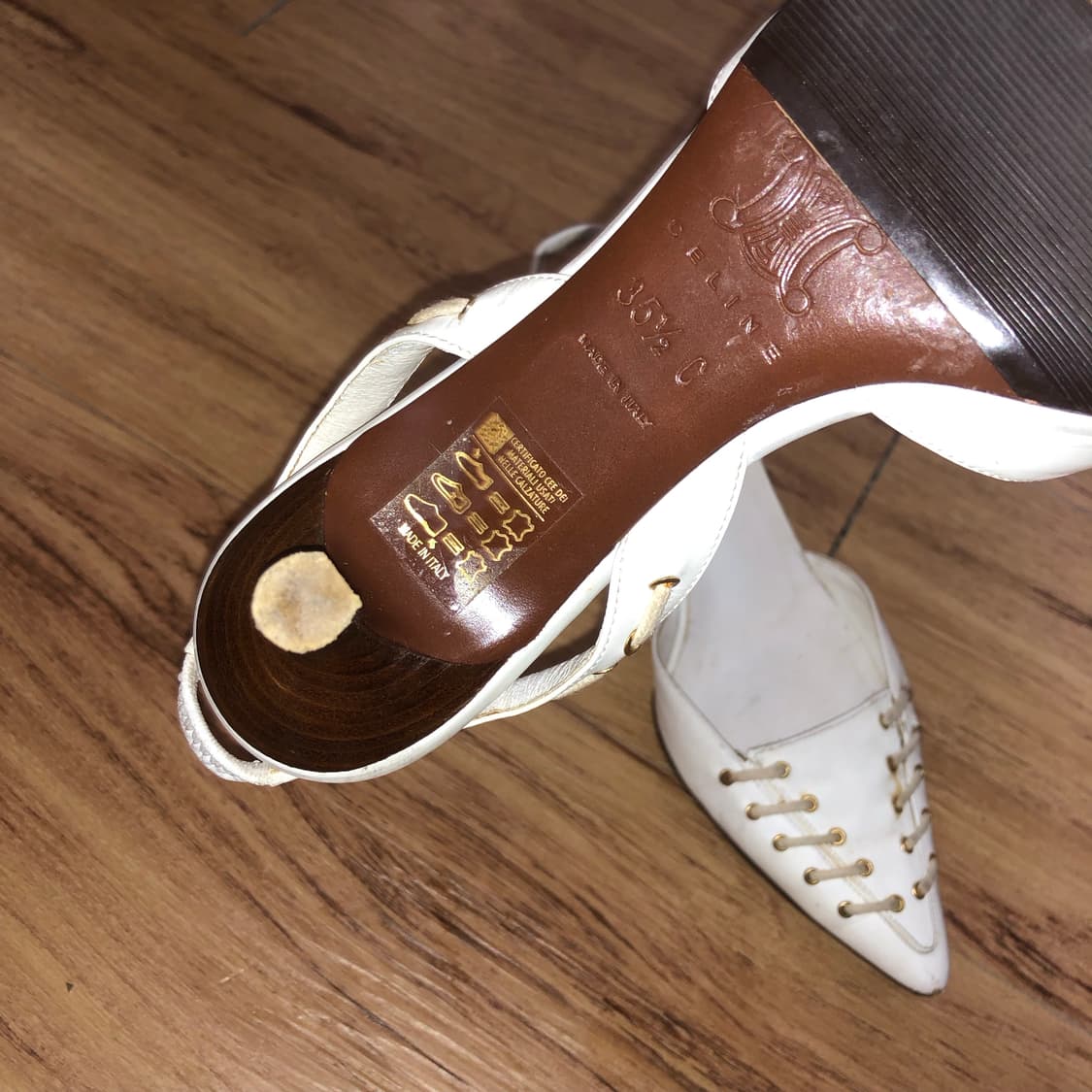 Celine white heels 📬  상품이미지6