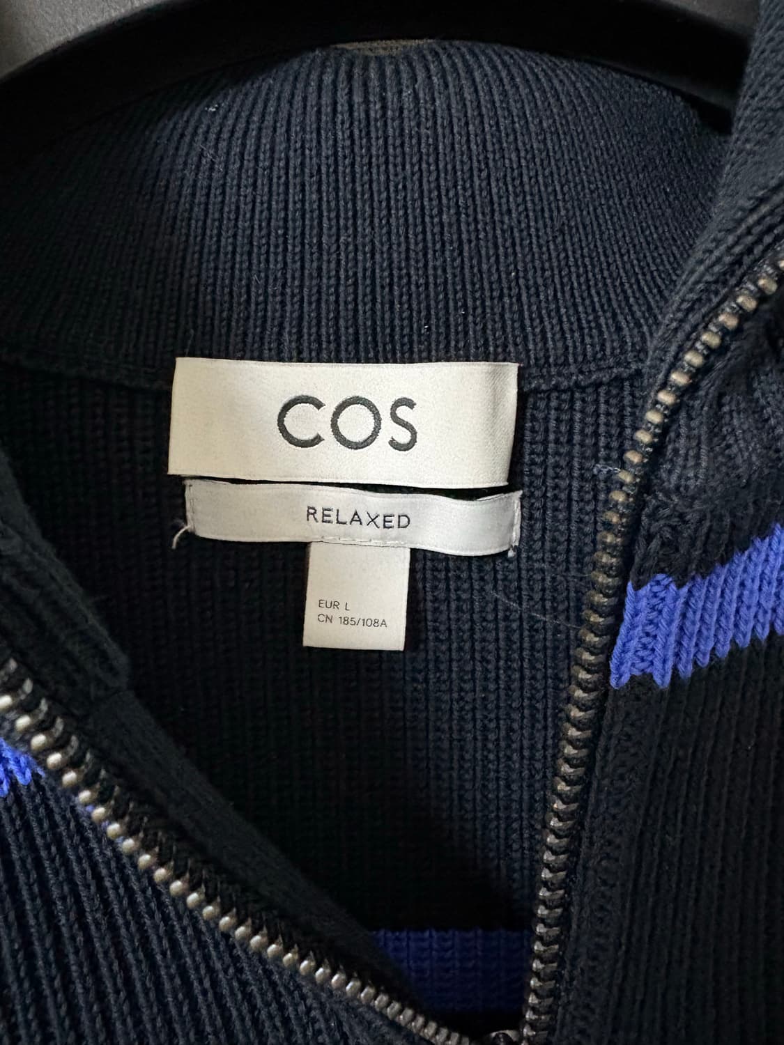 코스 하프집업 니트 L 상품이미지2