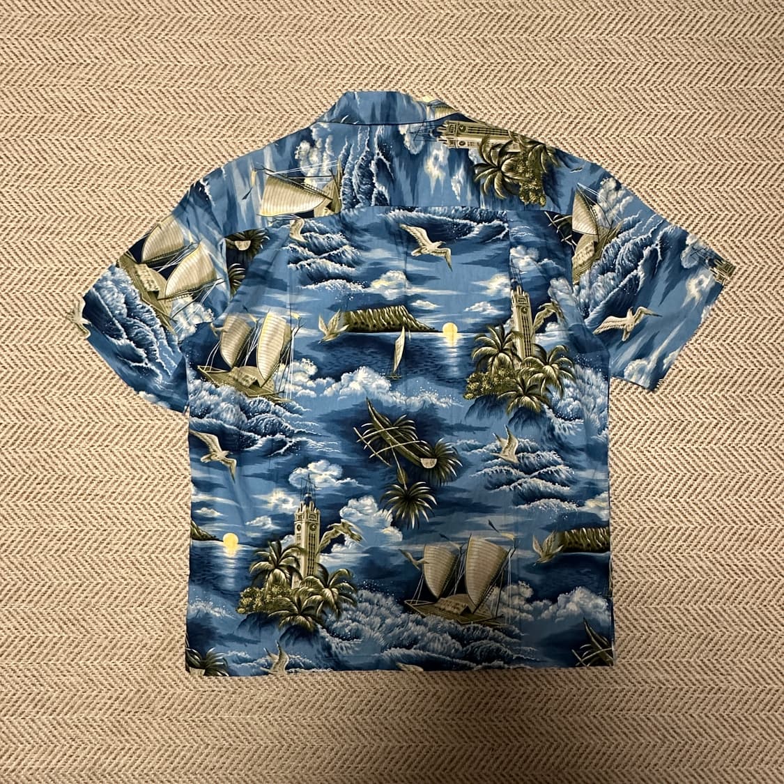 VINTAGE usa made hawaiian shirt 상품이미지2