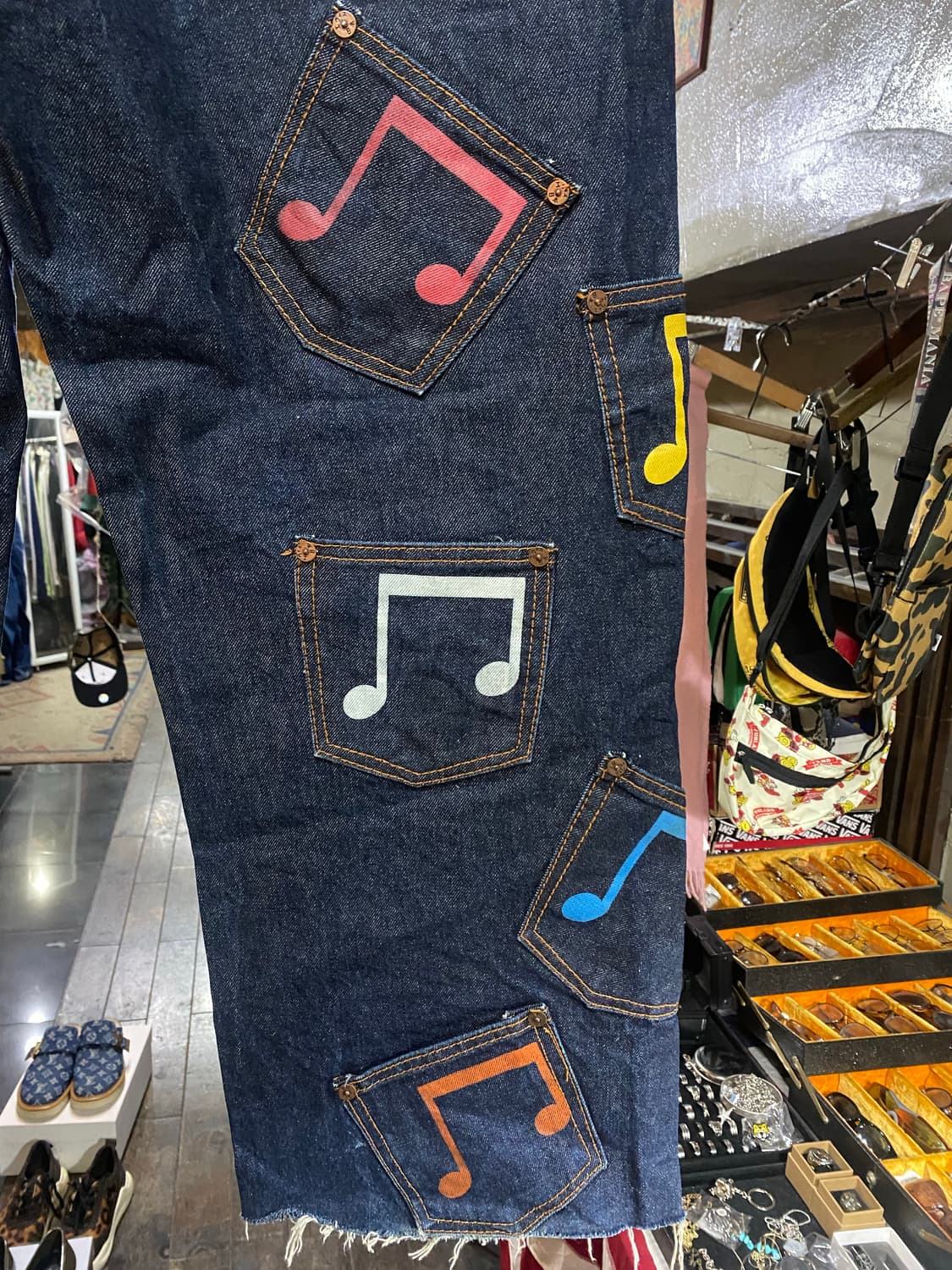 EVISU 에비수 컬티포켓 멜로디 팬츠 38 상품이미지3