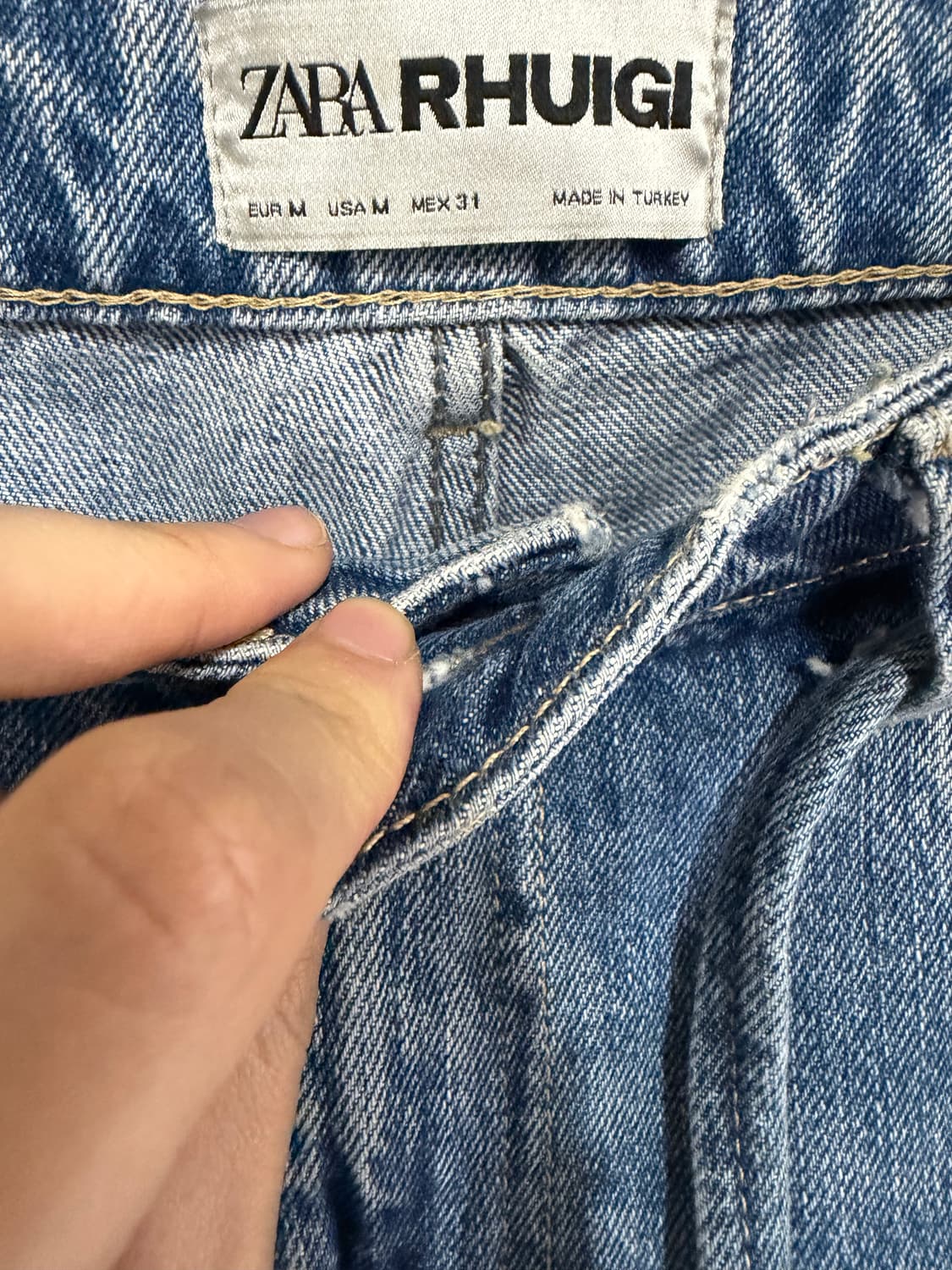 [M] 자라 루이지 플레어진 상품이미지4