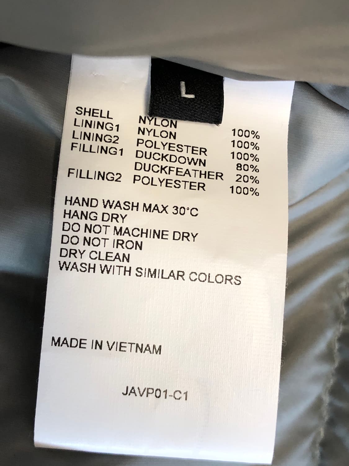 파츠 덕다운 패딩 상품이미지7