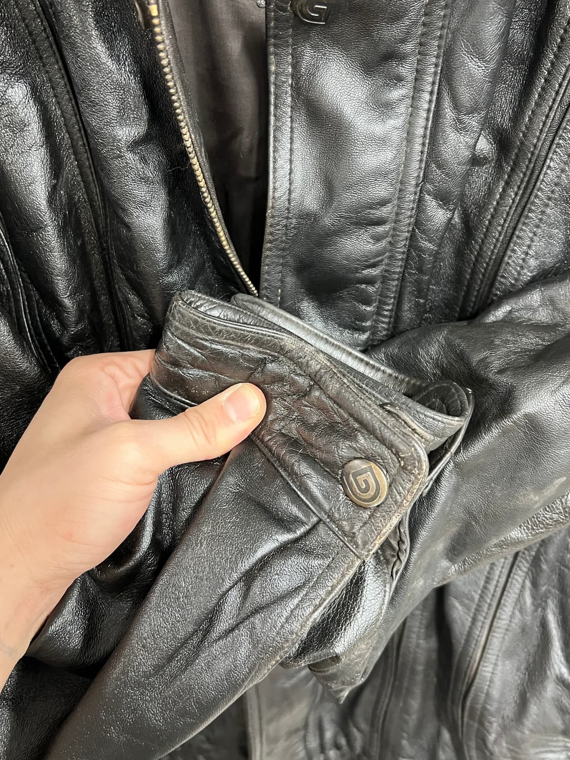 90s' IBEX Vintage 빈티지 양가죽 자켓 상품이미지6