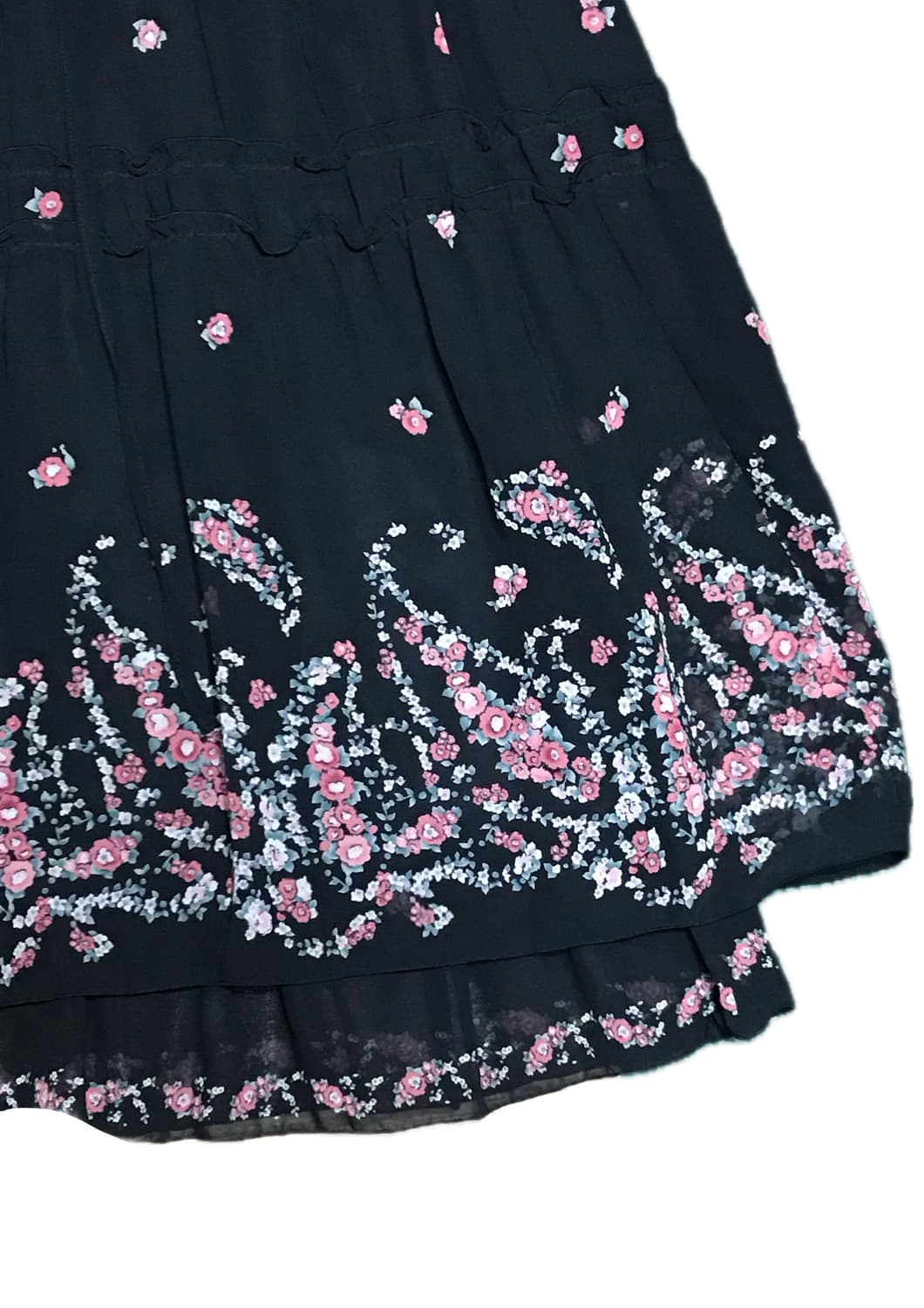 L’est rose 플로럴 프릴 롱스커트 상품이미지2