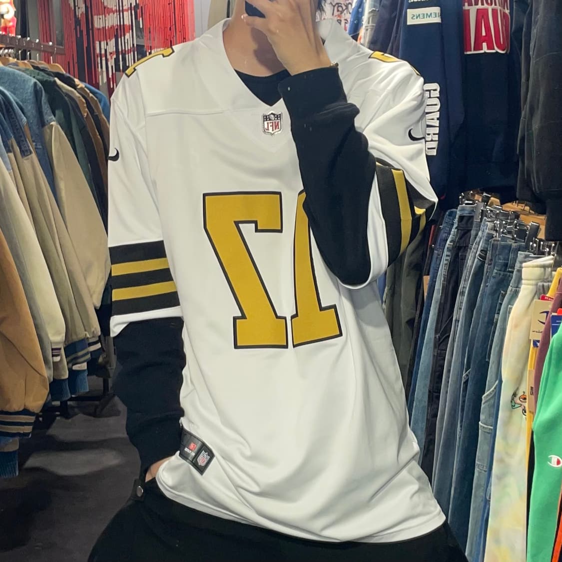 [IM] NFL X NIKE No.17 화이트 SANDERS 반팔 상품이미지2