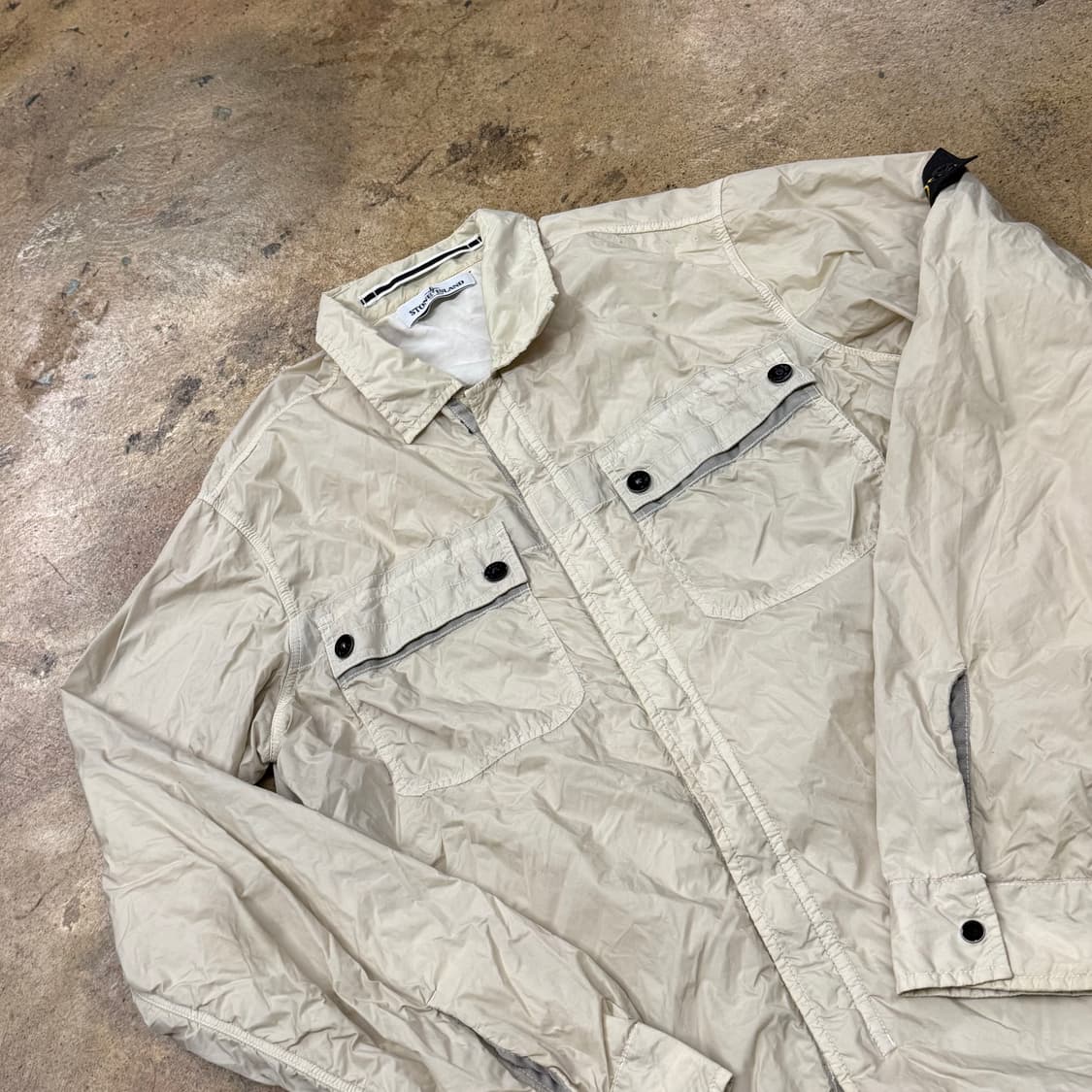[정품/M] 스톤아일랜드 멀티포켓 나일론 자켓 셔츠 b17 상품이미지1