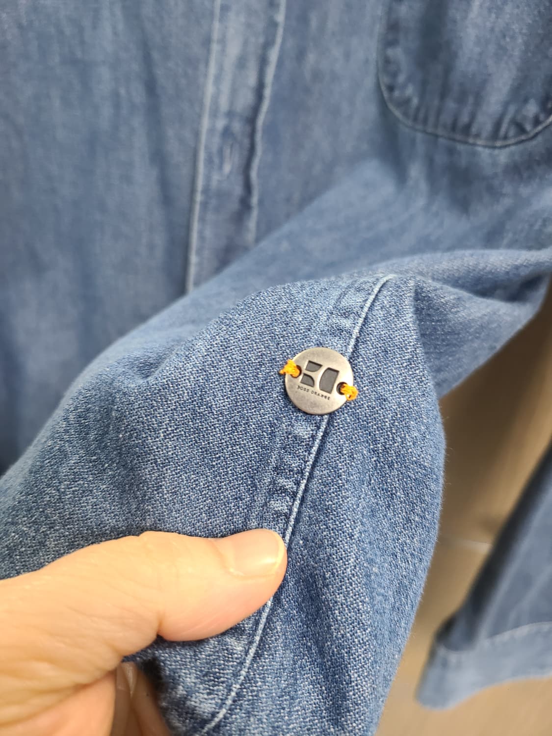 휴고보스 데님 셔츠 95 상품이미지3