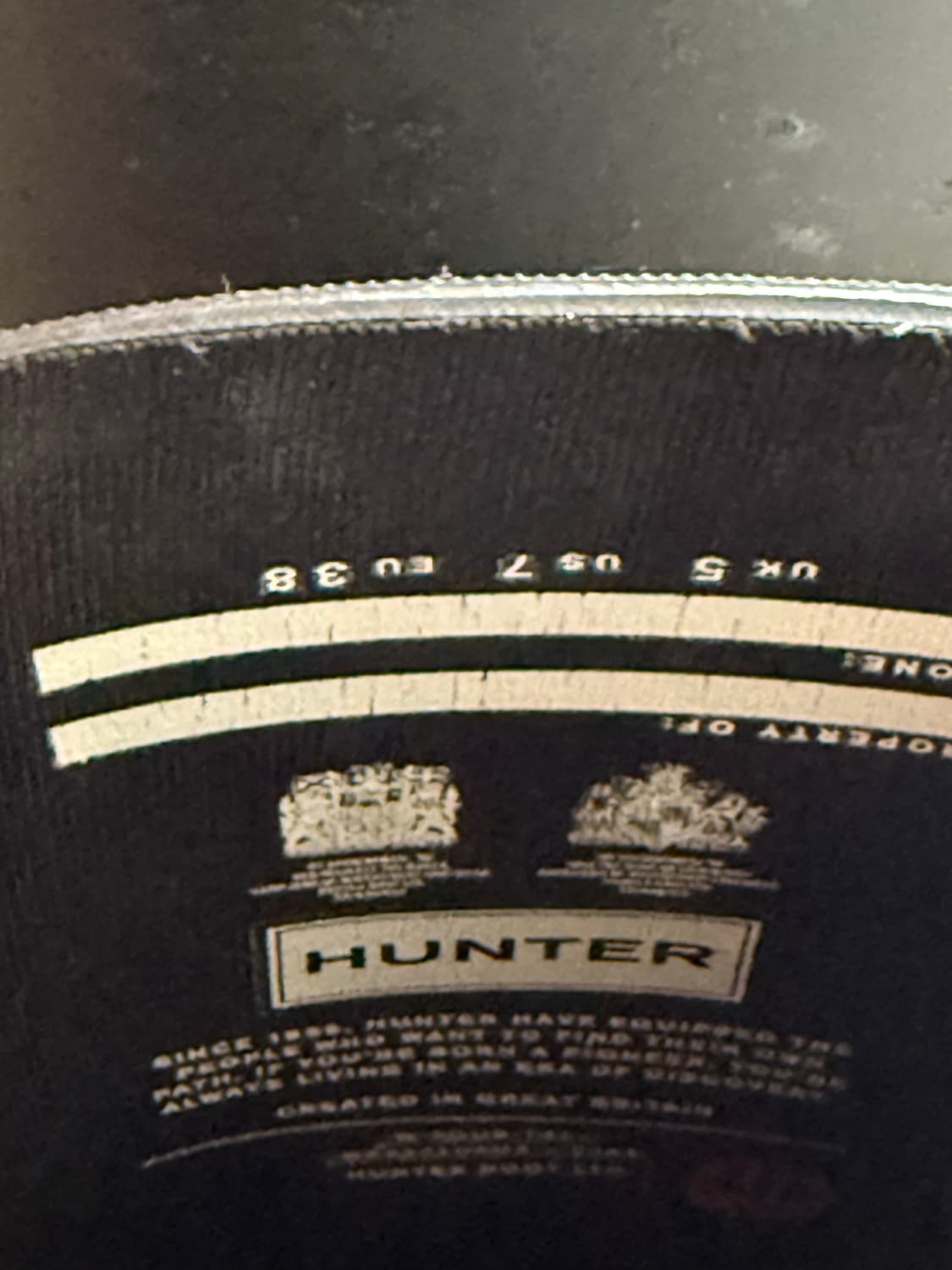 헌터 레인부츠 EU38 240사이즈 상품이미지2