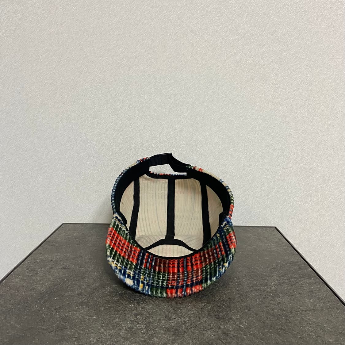 (OS) 슈프림 박스로고 캠프캡 모자 코듀로이 플레이드 체크 상품이미지5