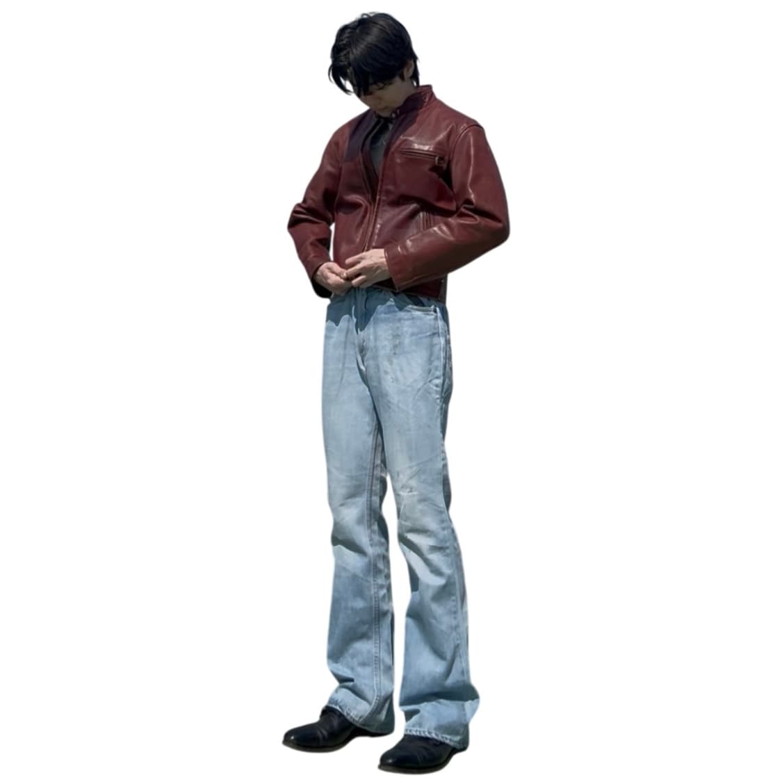 70s levis 517 & RBC leather jacket 상품이미지1