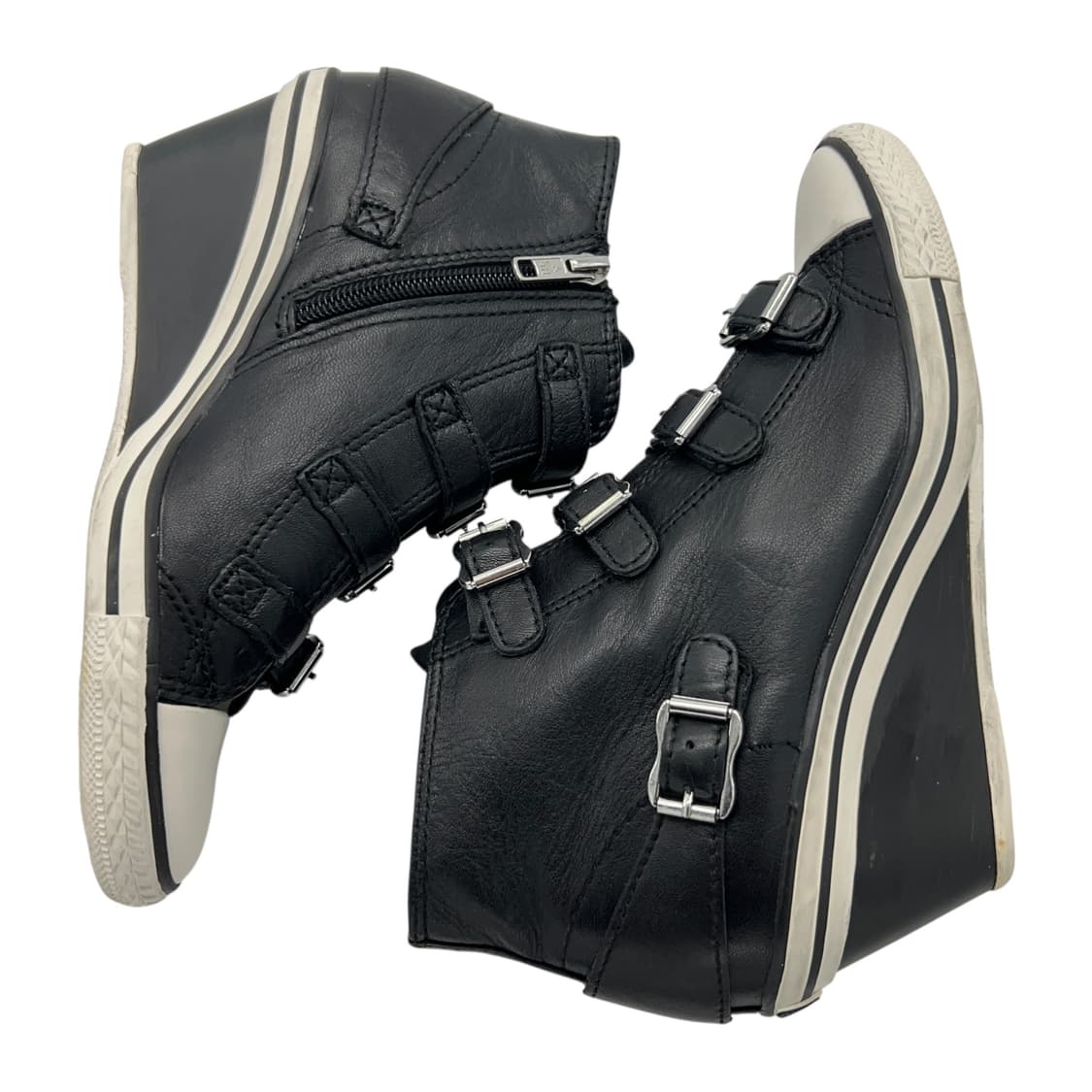 230 W 아쉬 웨지힐 스니커즈 블랙 (EU36) 상품이미지3