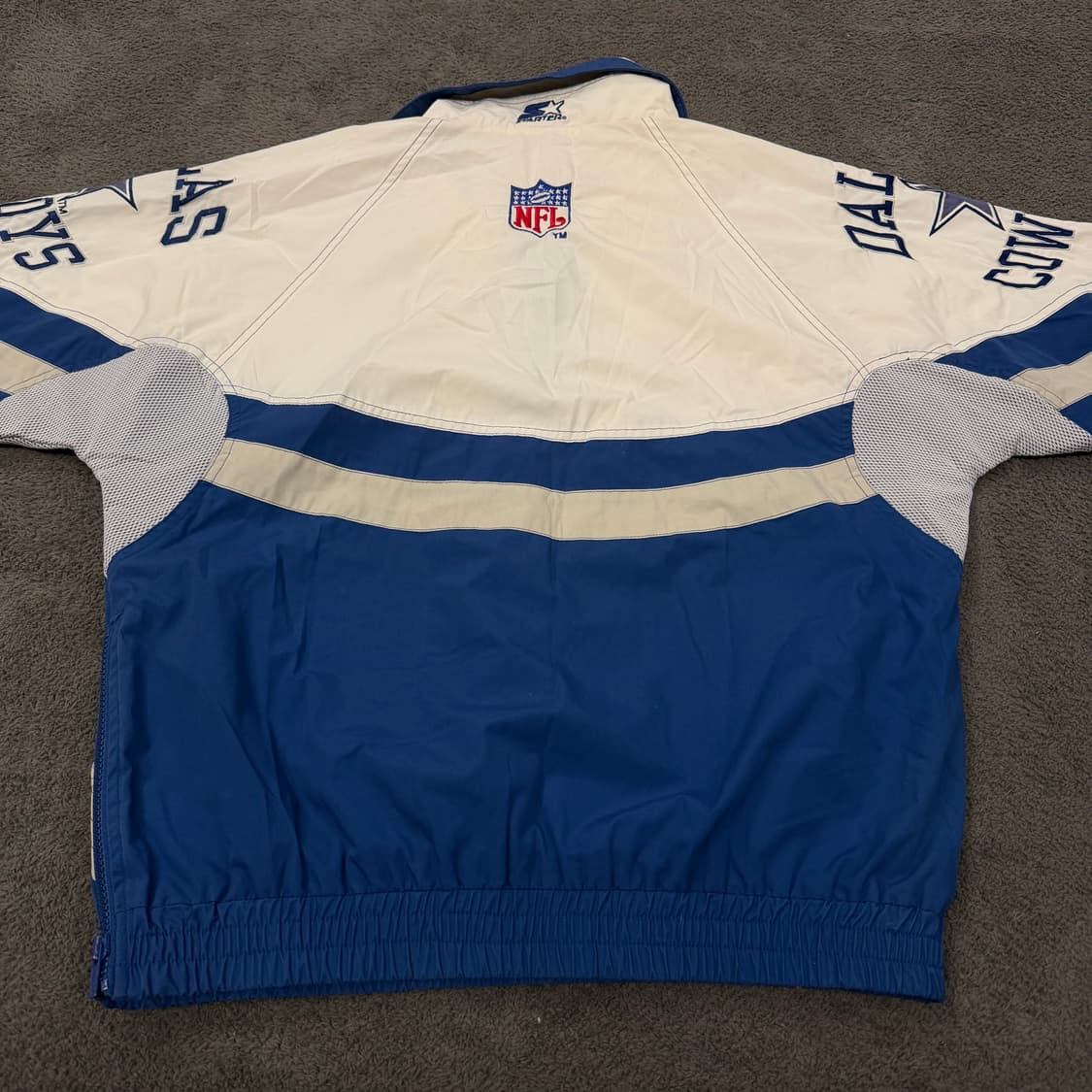 [정품/S] 스타터 NFL 프로라인 카우보이스 바람막이 아노락 웜업 상품이미지4