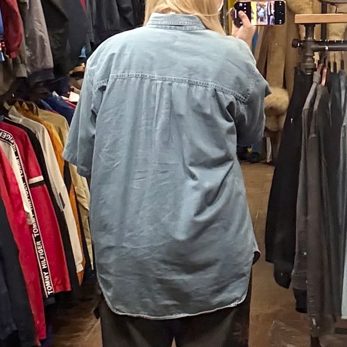 [HI] 칼하트 데님 반팔셔츠 상품이미지5