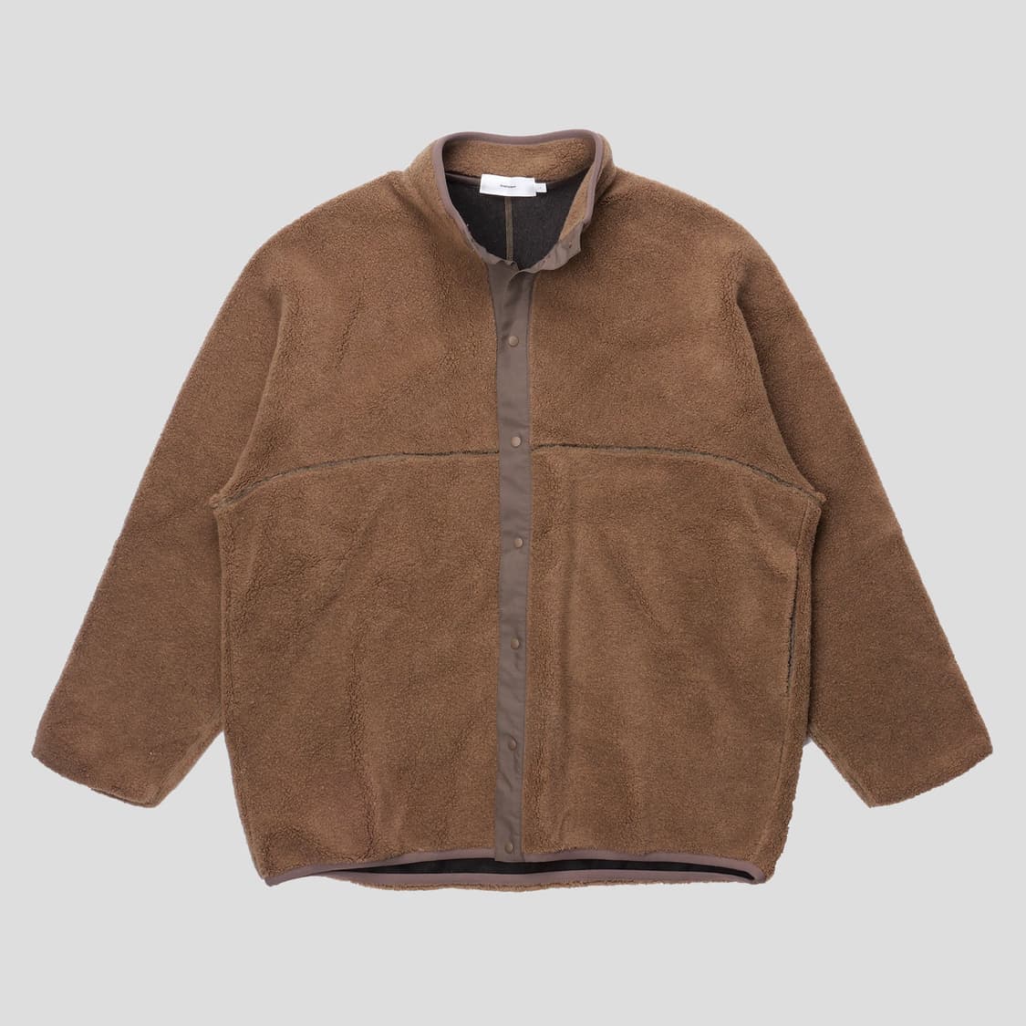 WOOL BOA HI NECK FULL OPEN BLOUSON 상품이미지1