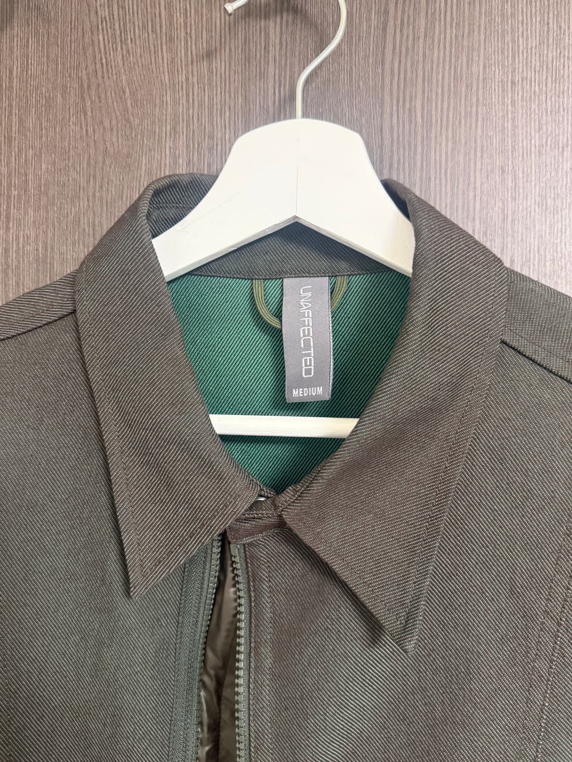 언어펙티드 Track Shirt Jacket / Green Wood 상품이미지3