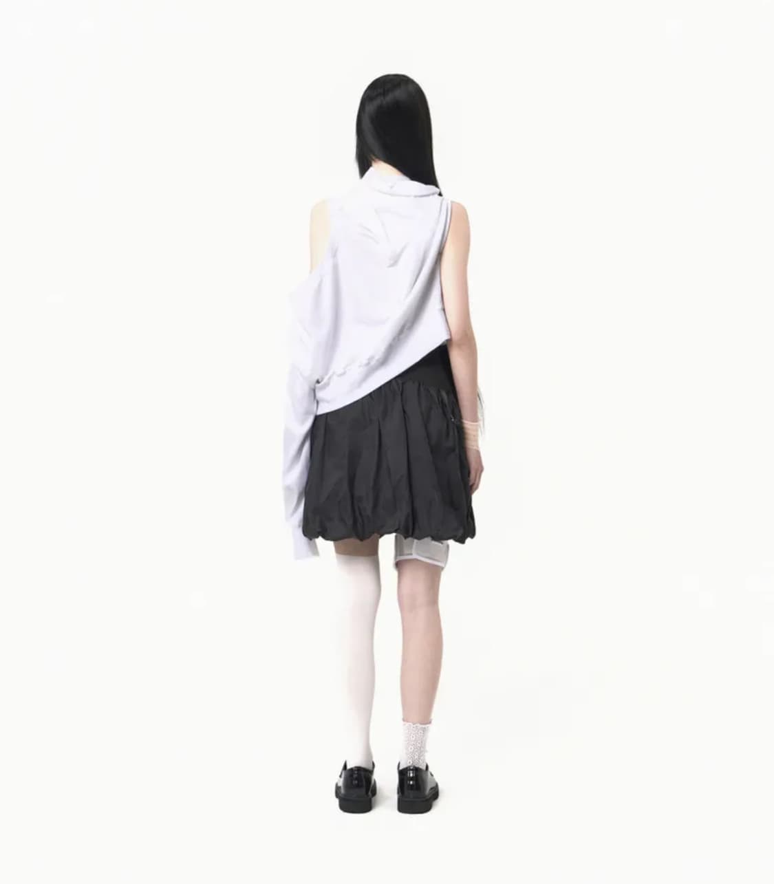 오호스 리버시블 미디 패디드 스커트 상품이미지4