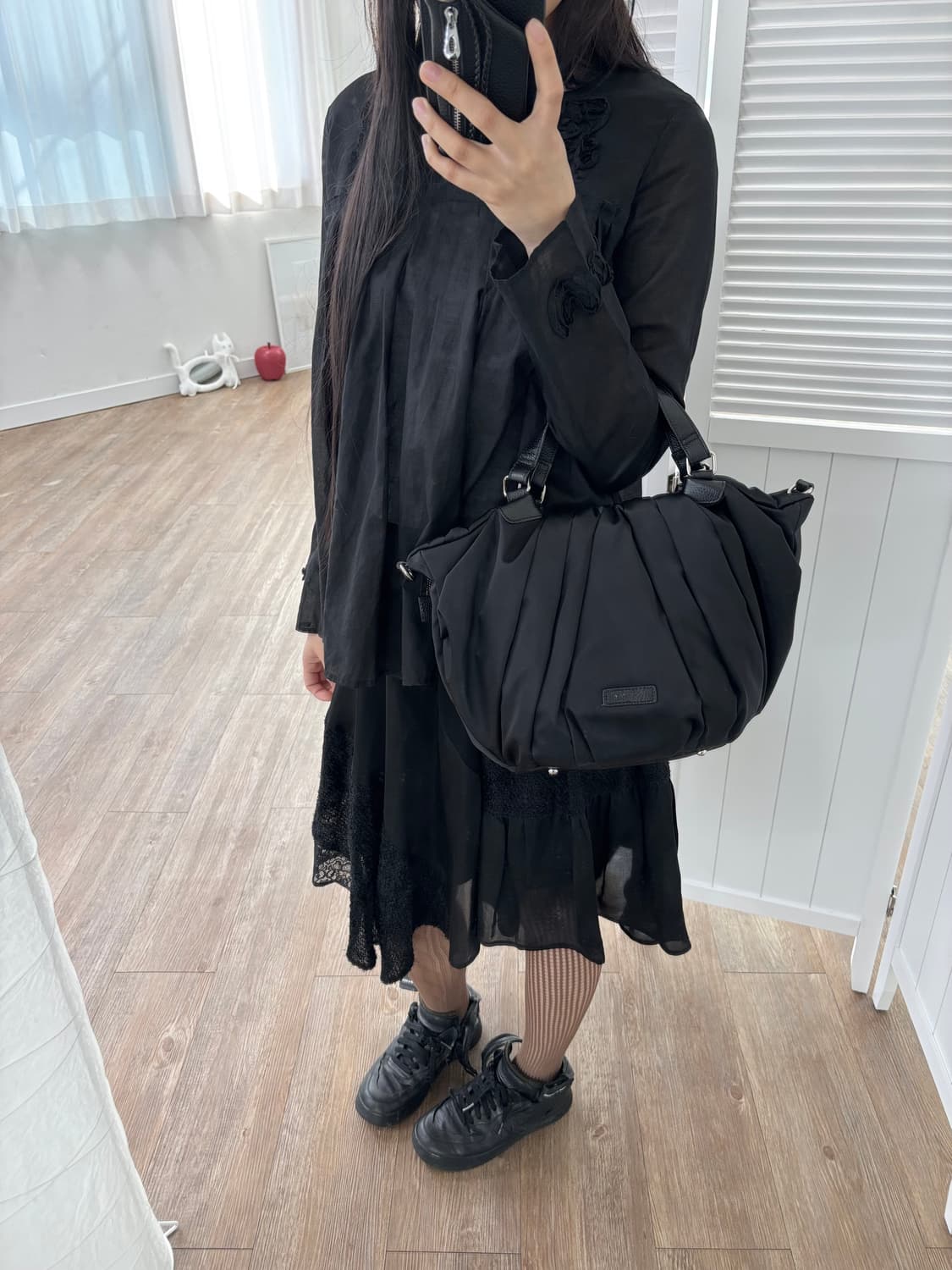 요지야마모토 Ysaccs 플리츠 토트백 상품이미지2