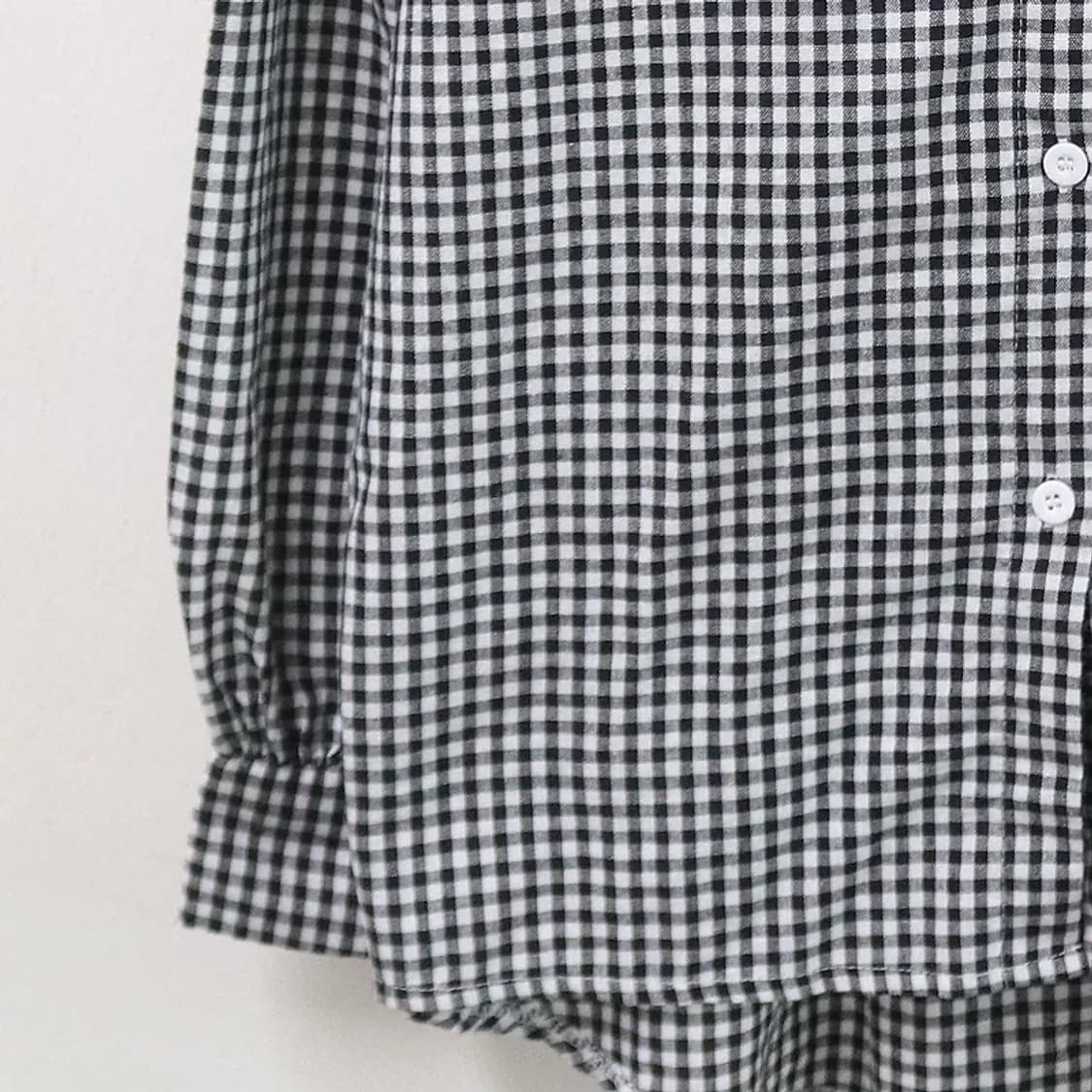 체크 세라넥 블라우스 66408 상품이미지4