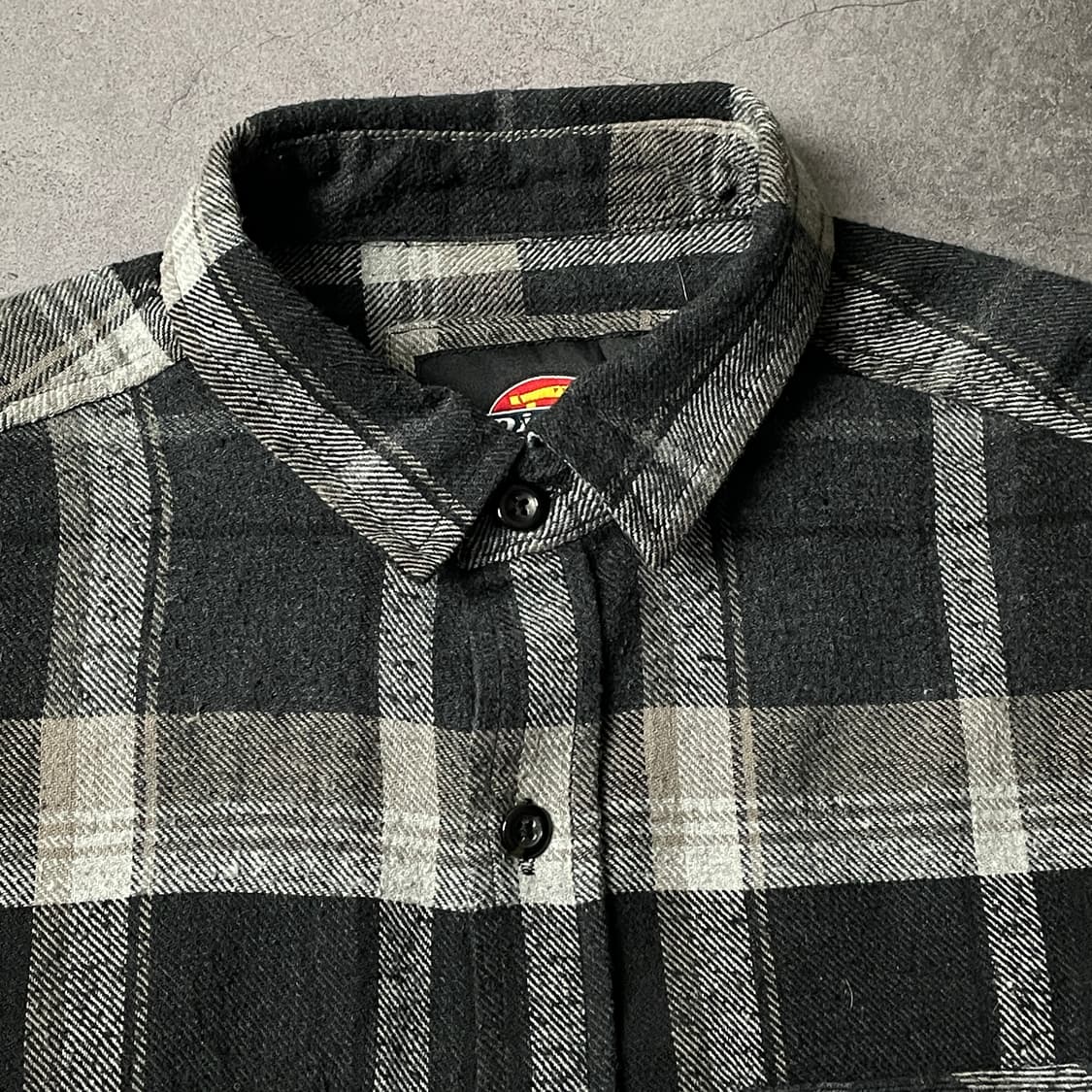 DICKIES 디키즈 빈티지 플랩포켓 코튼 체크 셔츠 A00816 상품이미지2