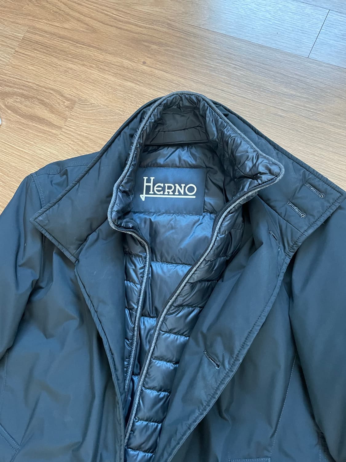 에르노 패딩 자켓 코트 블랙 상품이미지3