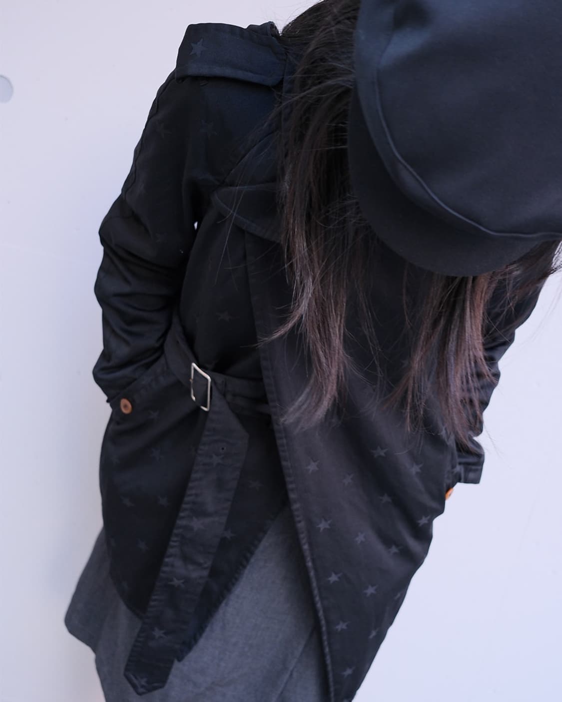 Asymmetric star trenchcoat  상품이미지2