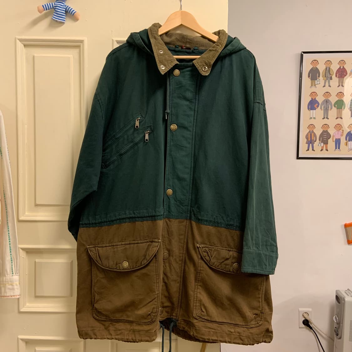 80‘s usa 빈티지 헌팅 파카 상품이미지1