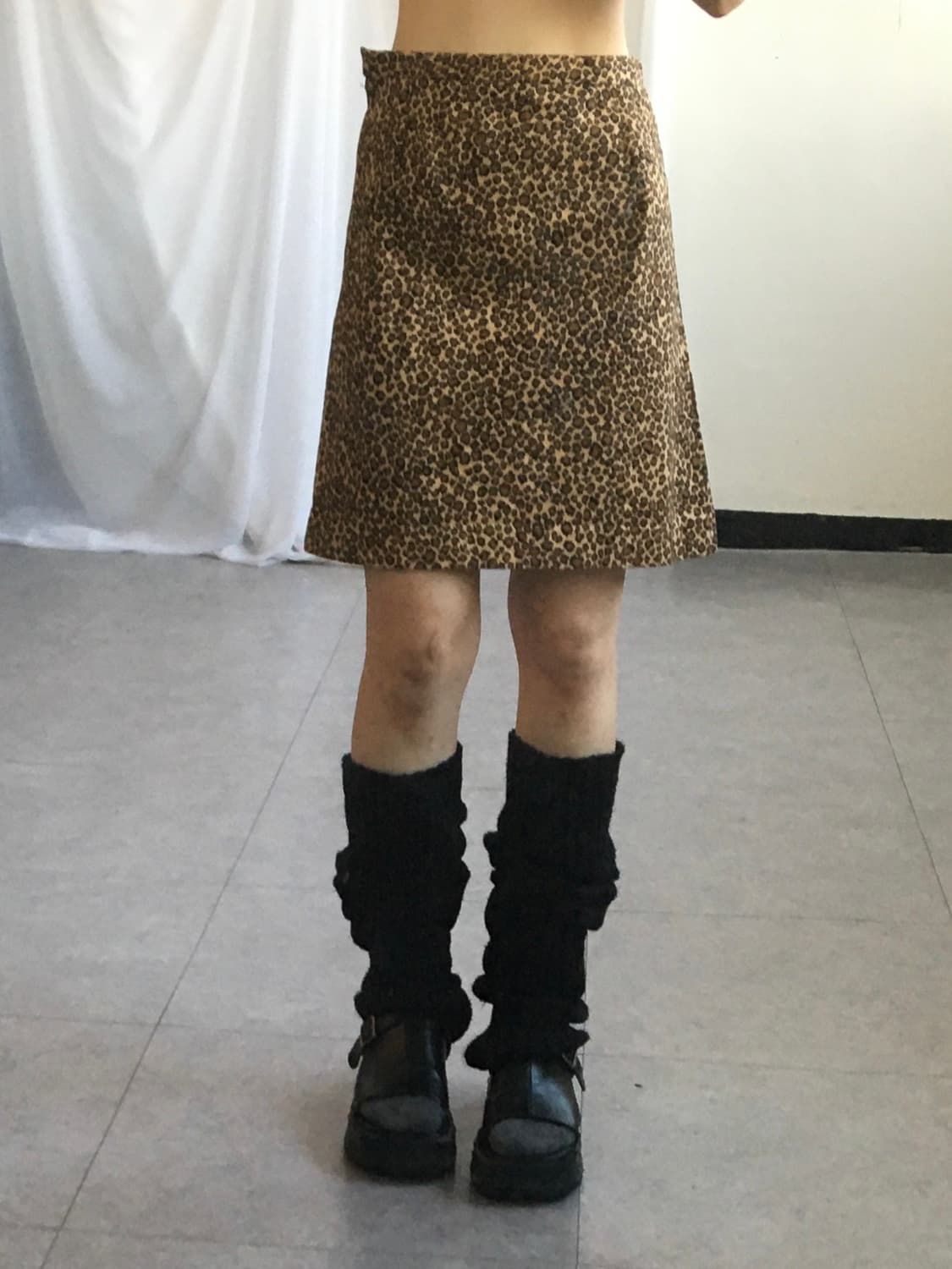 Leopard pattern skirt 상품이미지3