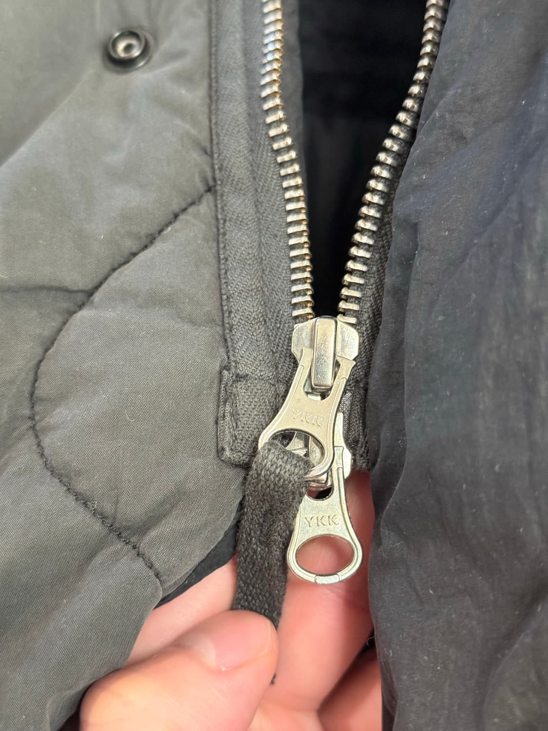 스톤아일랜드 50 FILI 퀼티드 TC 롱 자켓 XL 상품이미지6