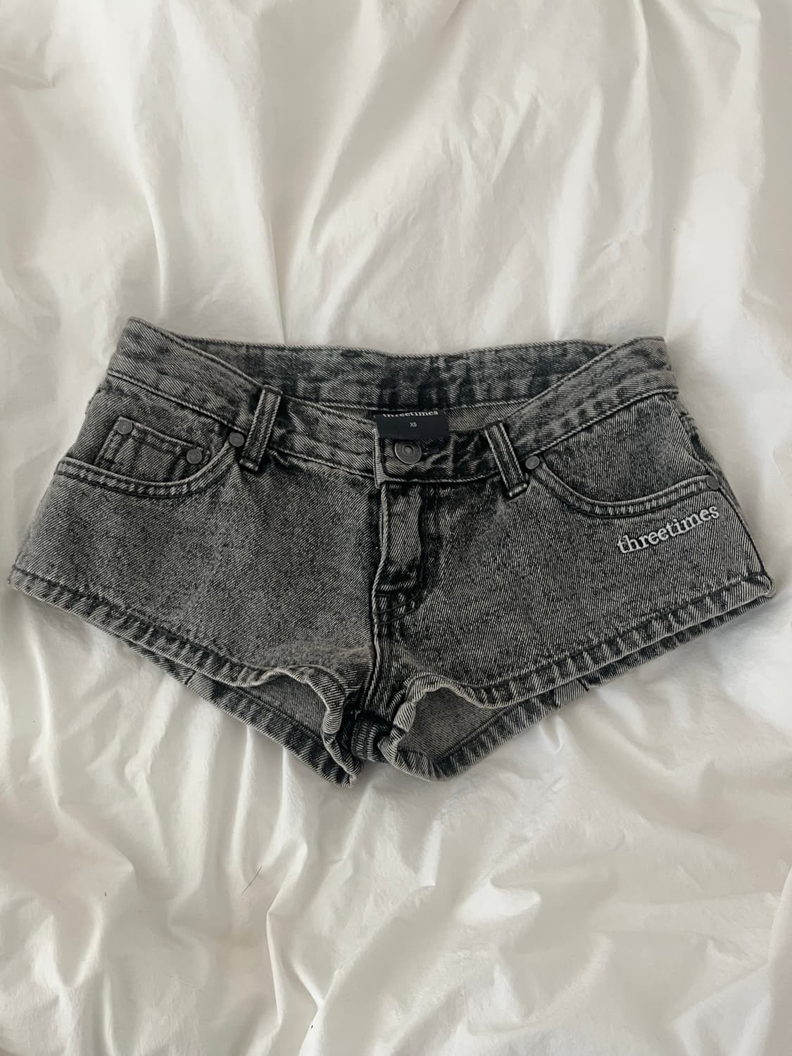 treetimes 쓰리타임즈 렉시 데님 쇼츠 상품이미지3