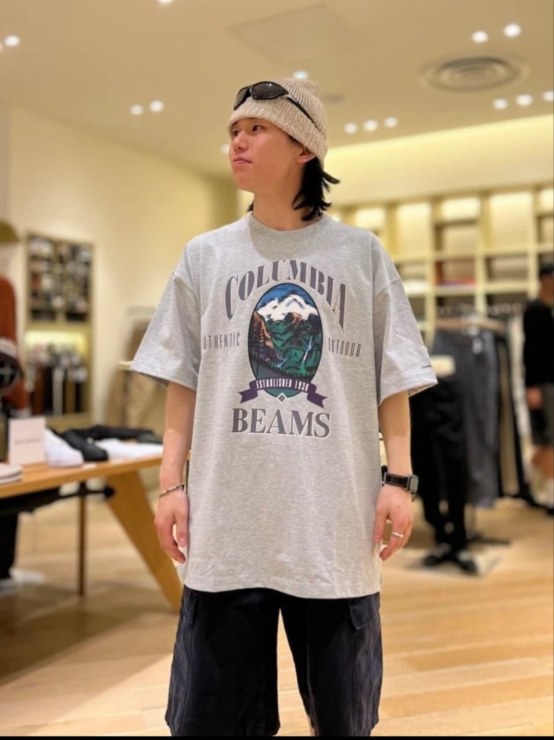 beams x columbia  티셔츠  상품이미지1