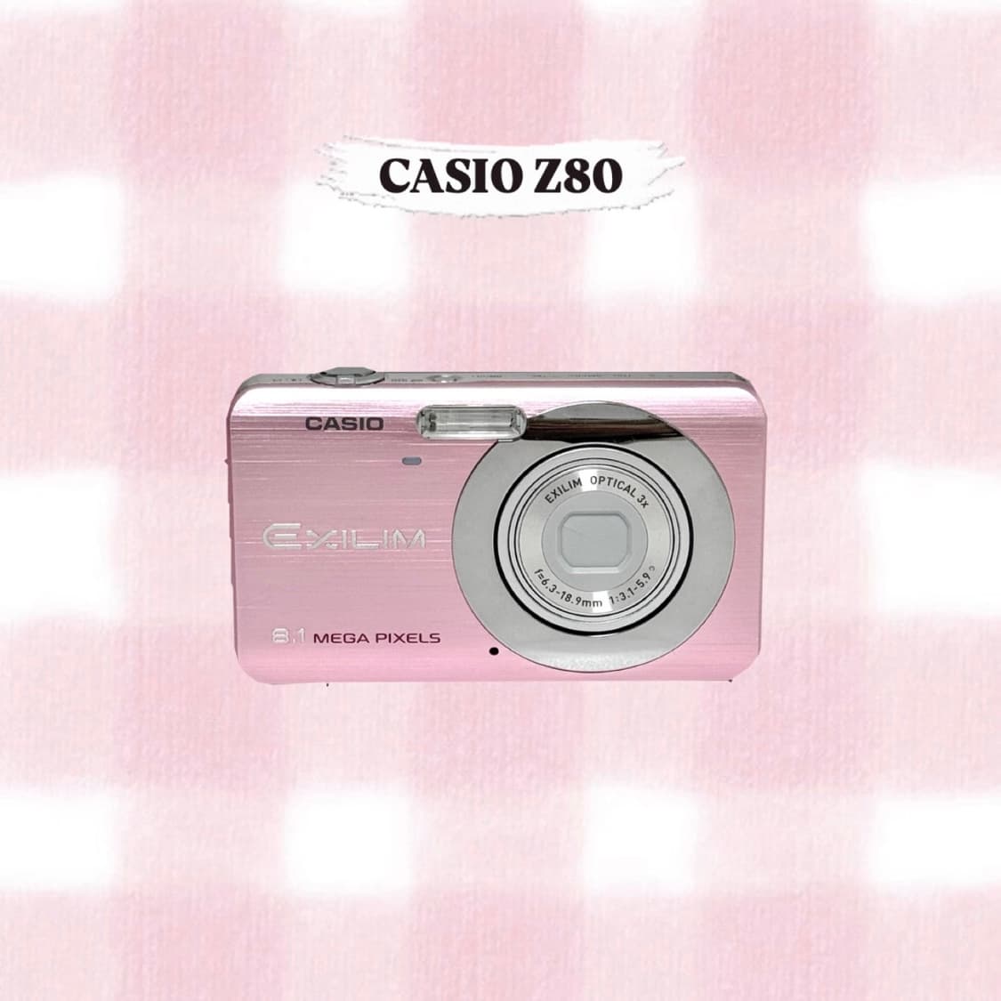 카시오 엑슬림 Z80 베이비핑크 빈티지디카 상품이미지1