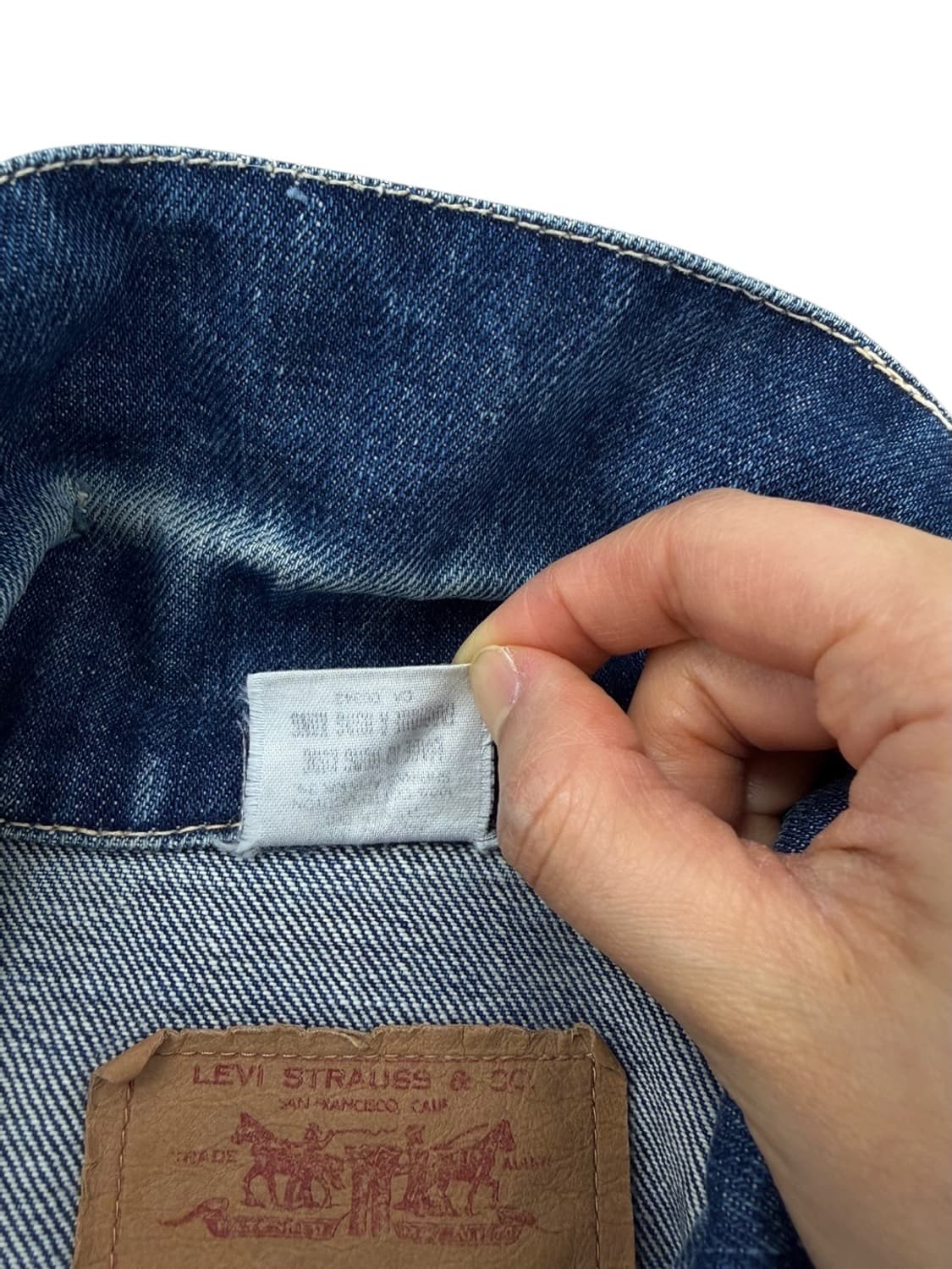 90s 리바이스 홍콩 데님자켓 (90~95) 상품이미지9