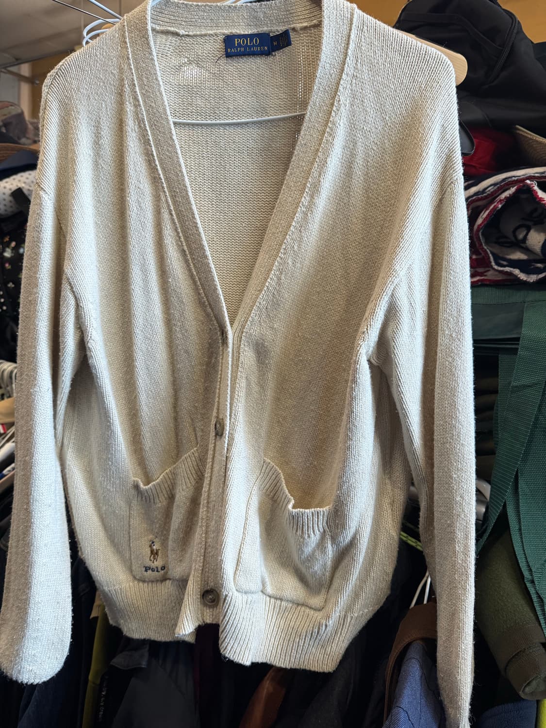 폴로 니트 가디건 m 상품이미지2