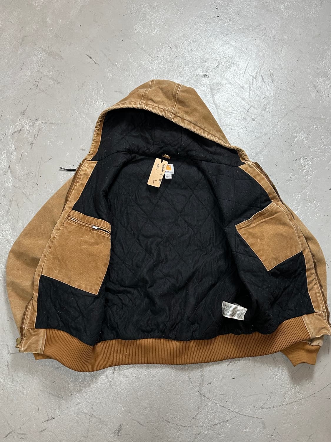 OG 칼하트 J130 액티브 자켓 칼하트 BRN 상품이미지7