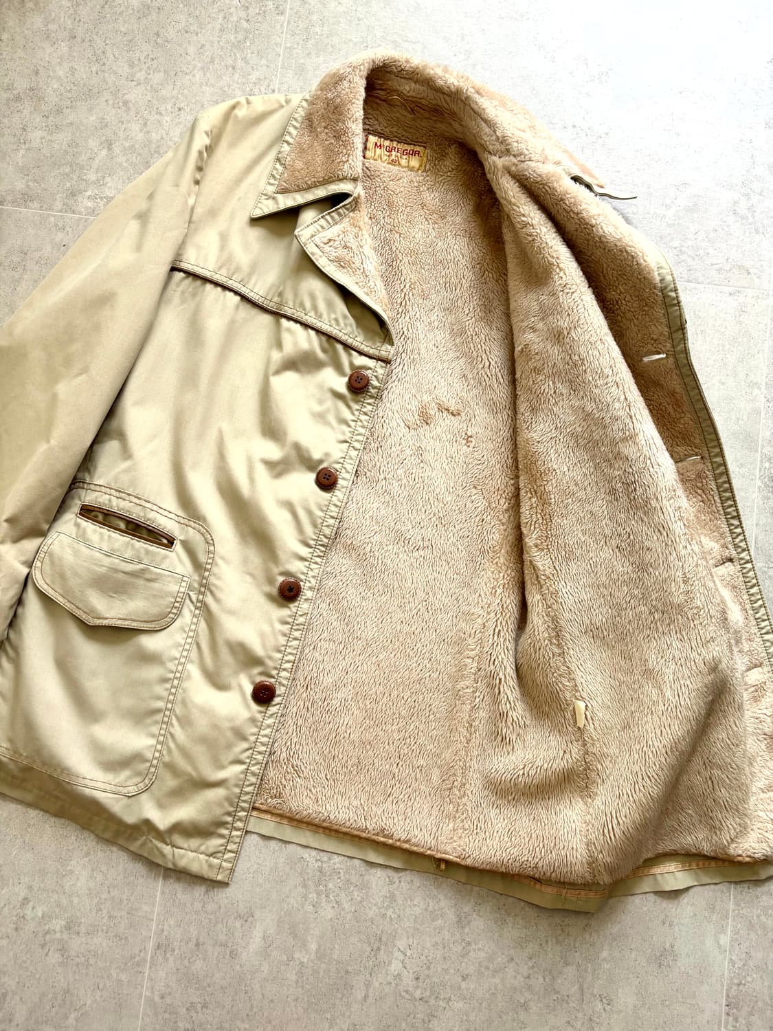 70's Mcgregor 쉐르파 라이닝 카 코트 42 상품이미지5