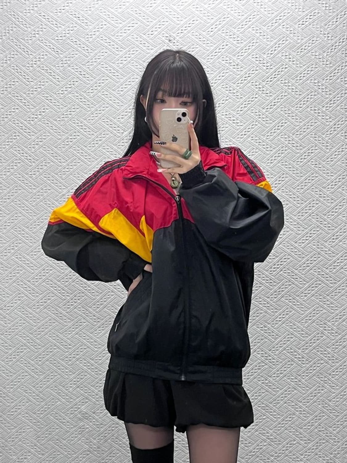 아디다스 올드스쿨 레트로 제우교역 바람막이 자켓 115 C10595 상품이미지1