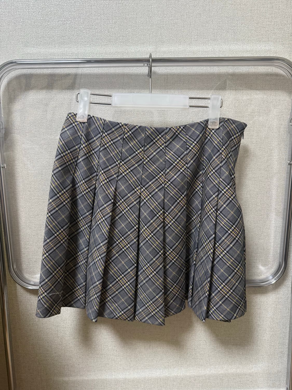 큐리티 플리츠 미니 스커트 (로제 착용) 상품이미지6