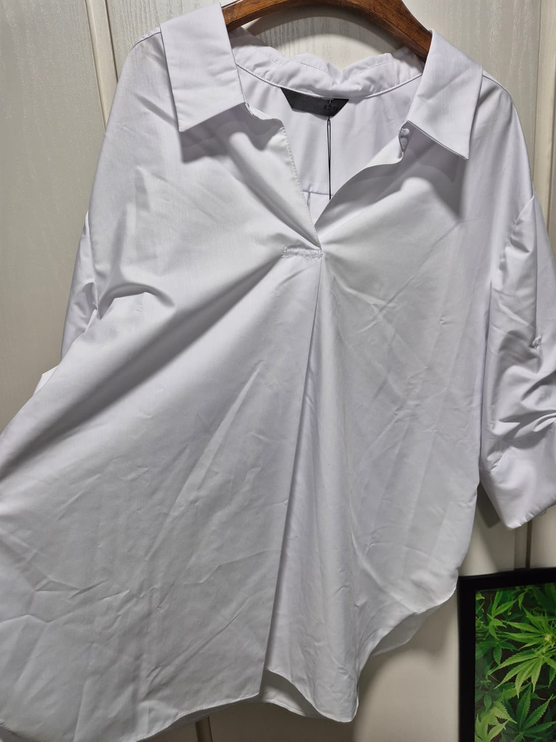 (세일)(새상품)VTG 화이트 셔츠 블라우스 상품이미지9