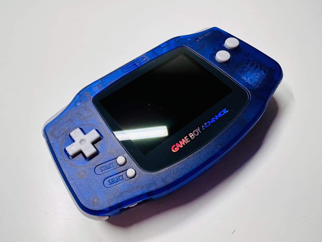 닌텐도 GBA 게임보이 어드밴스 클리어 블루 백라이트 에디션 판매 상품이미지4