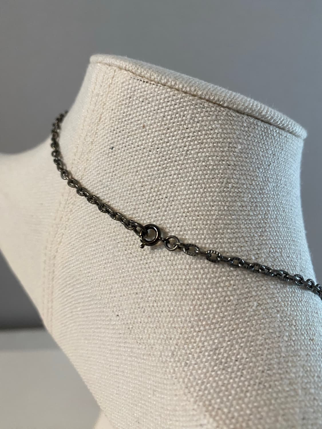 빈티지 플라워 우드 목걸이 주얼리 악세사리 상품이미지5