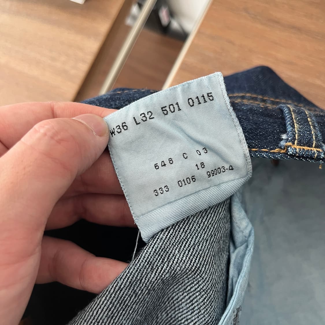 00s 리바이스501 데드스탁 [36x32] 상품이미지8