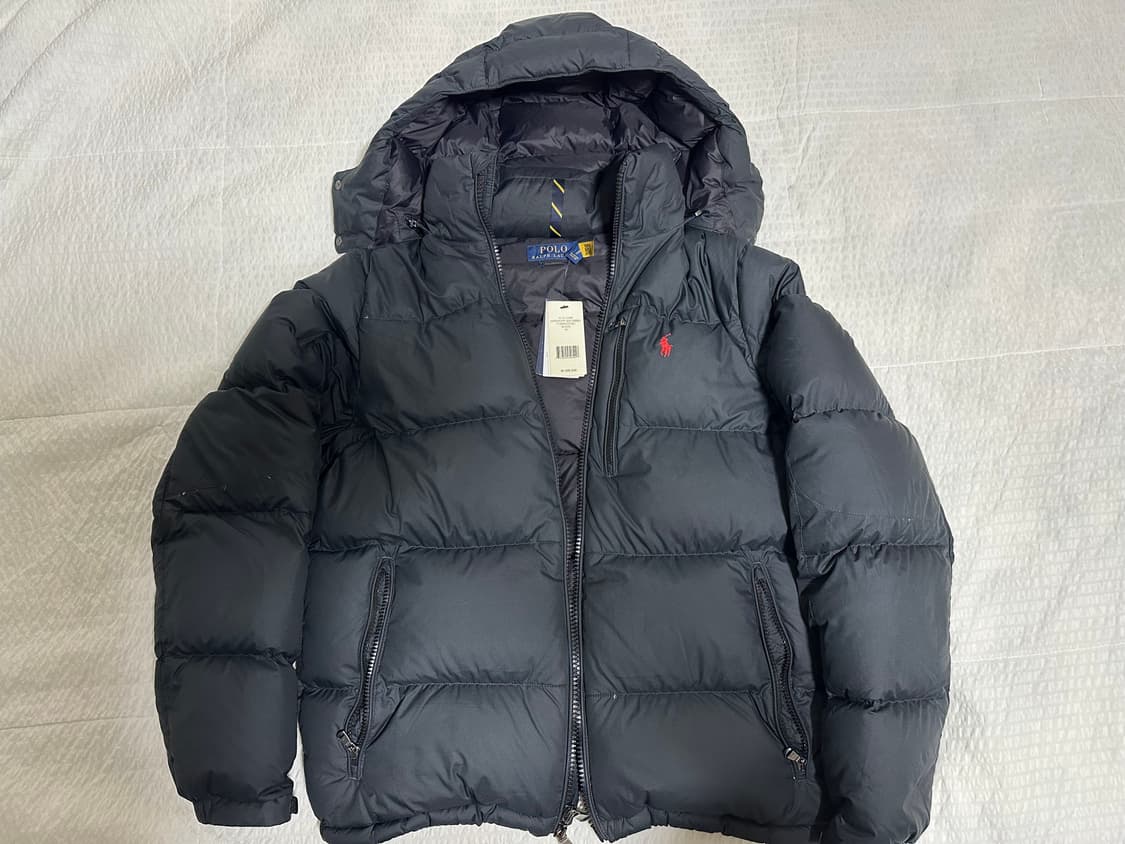 정품 폴로 남성 고햄 덕다운 무광 패딩 점퍼 상품이미지1