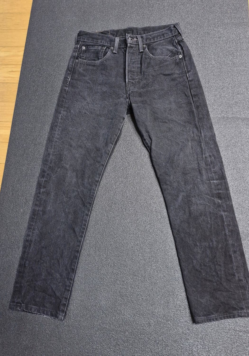 리바이스 501 CT 블랙진 W28 L32 상품이미지1