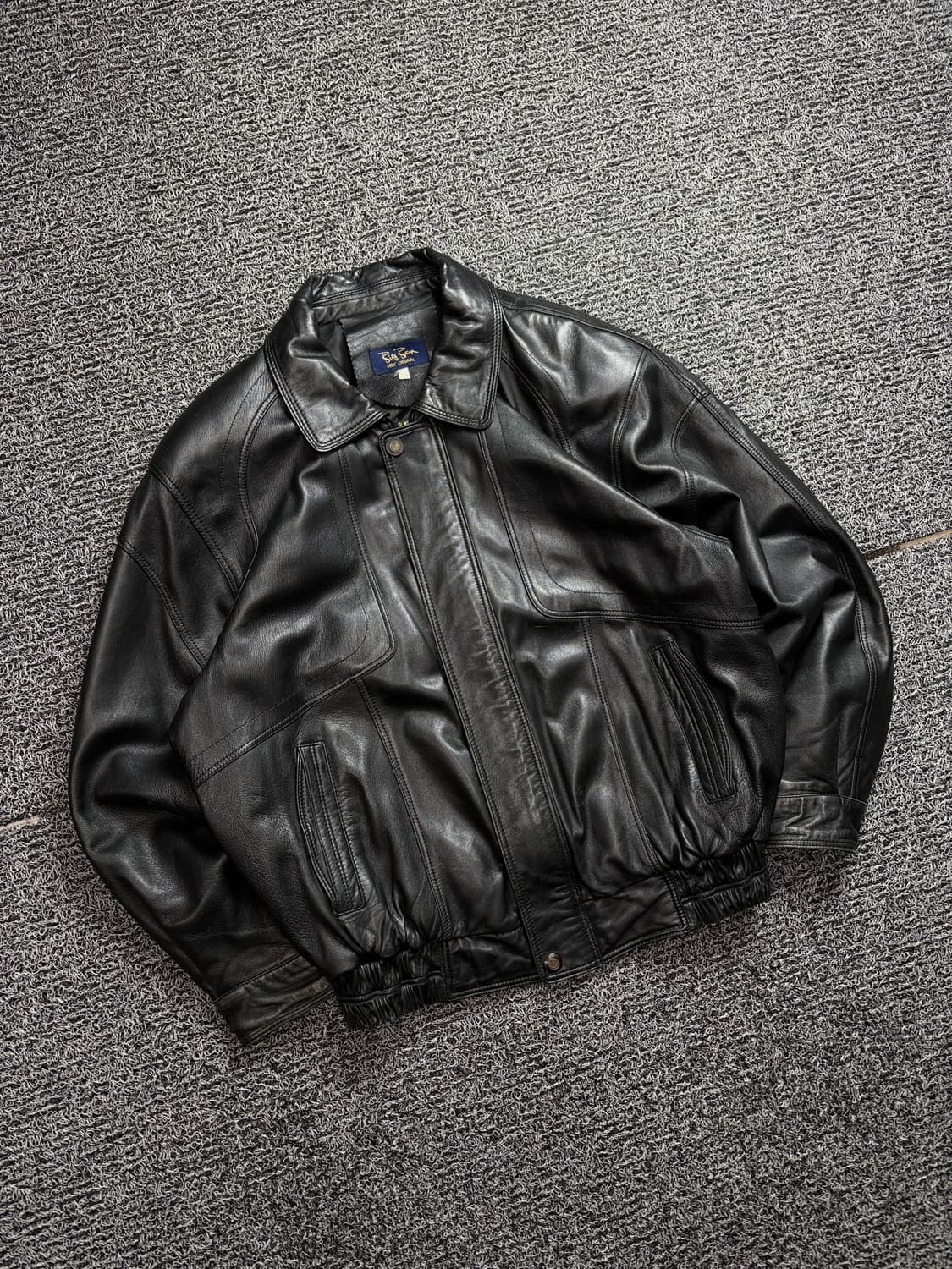 BIGBEN 아카이브 램스킨 레더 봄버자켓 2124 상품이미지1