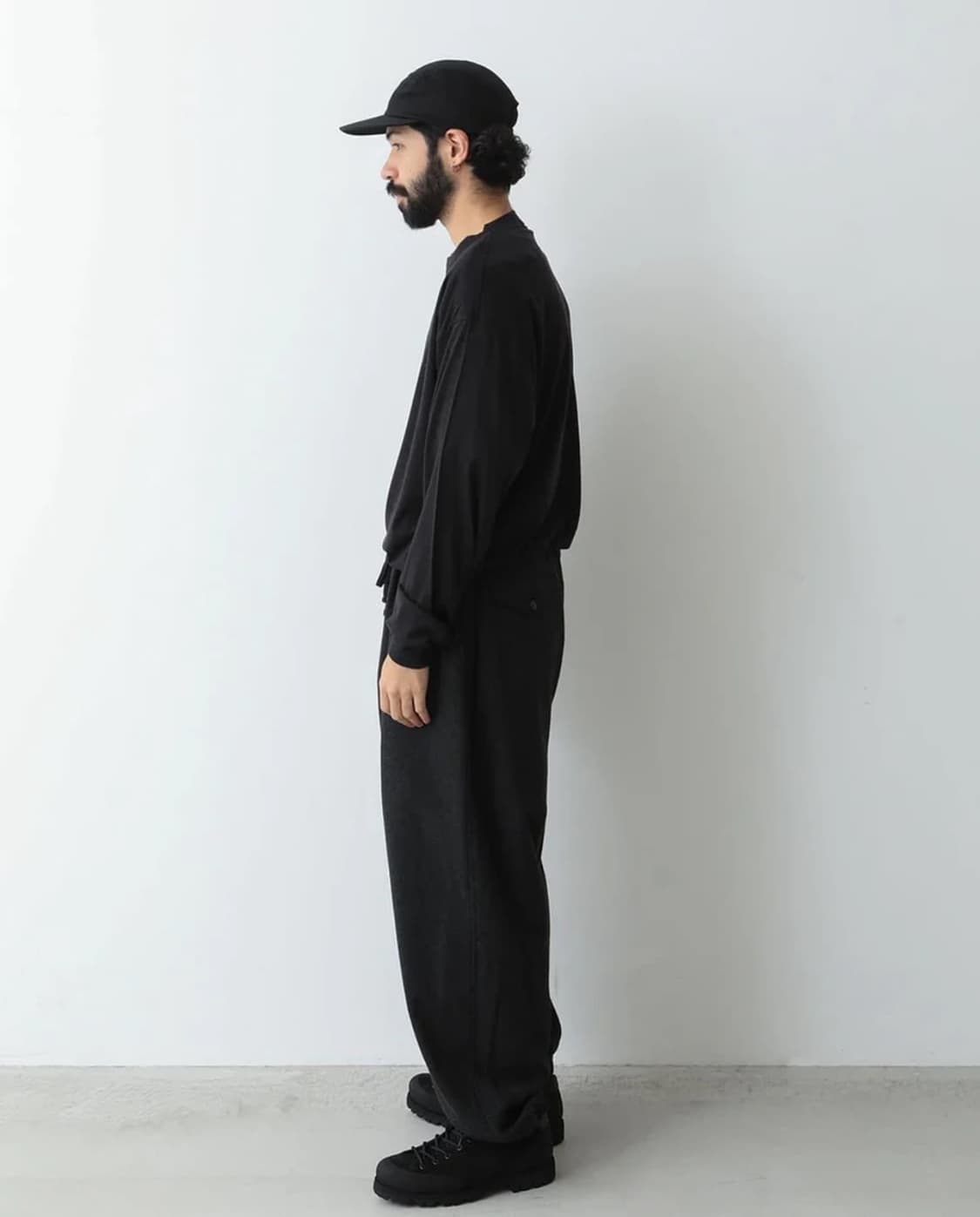 Comoli DrawString Pants Black 상품이미지3