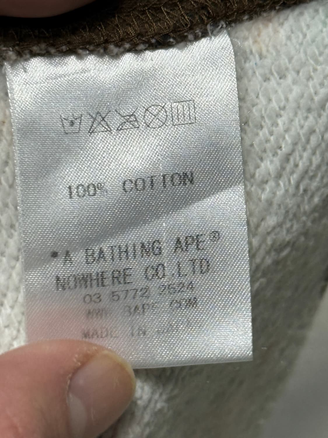 니고 시절 진짜 베이프 베이비 마일로 머플러 상품이미지2