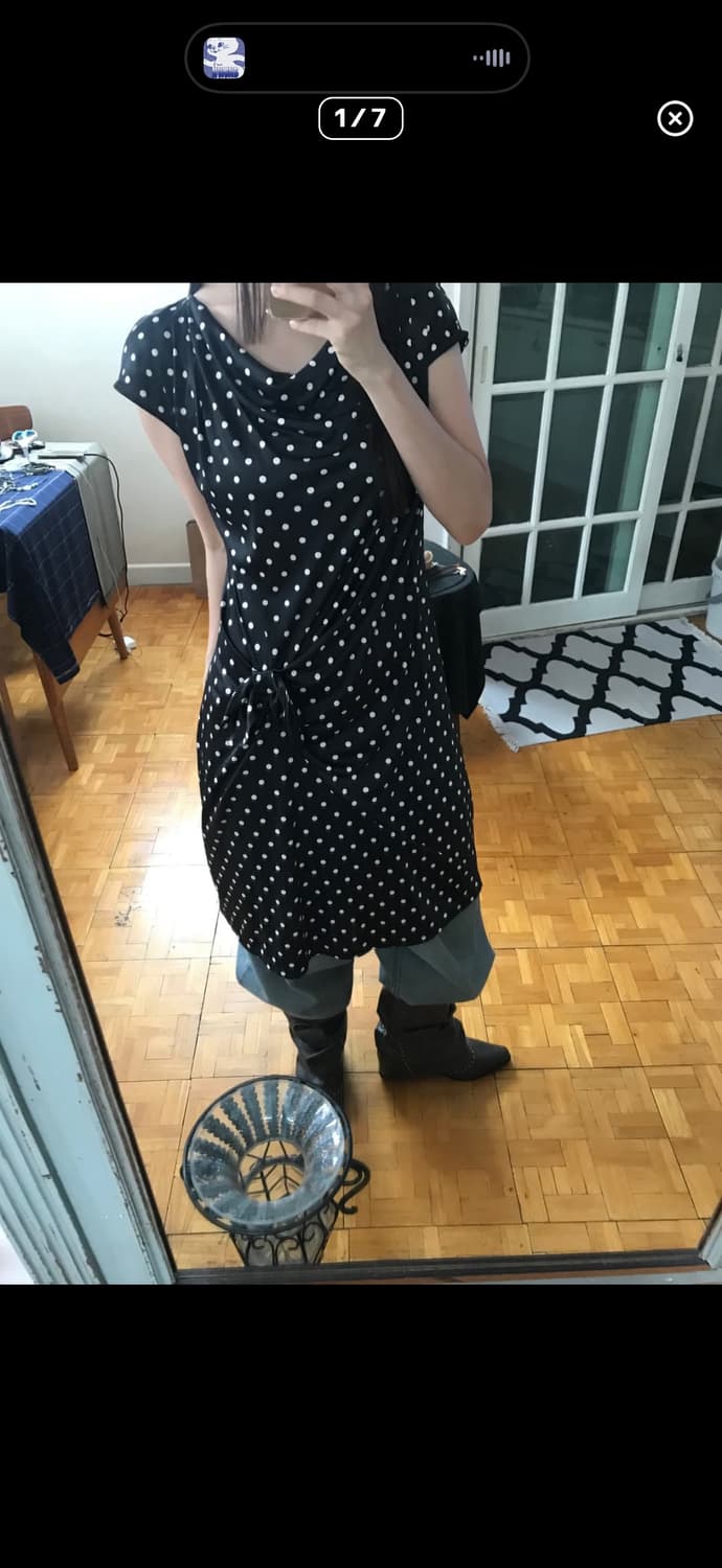 vintage dot pattern one-piece 상품이미지1